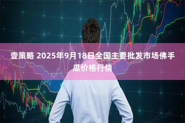 壹策略 2025年9月18日全国主要批发市场佛手瓜价格行情
