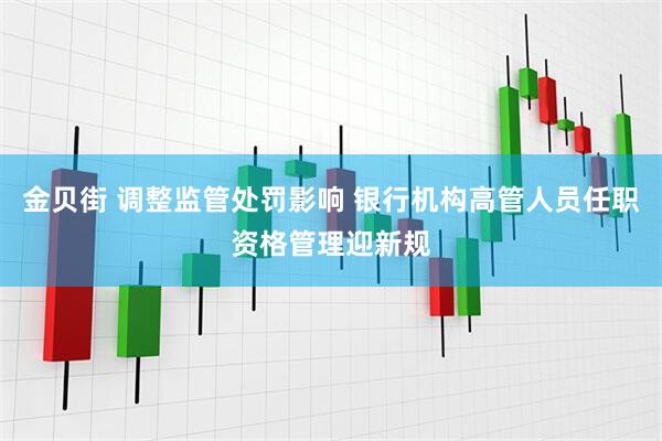 金贝街 调整监管处罚影响 银行机构高管人员任职资格管理迎新规