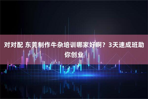 对对配 东莞制作牛杂培训哪家好啊？3天速成班助你创业