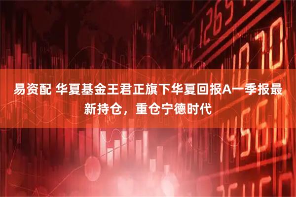 易资配 华夏基金王君正旗下华夏回报A一季报最新持仓，重仓宁德时代